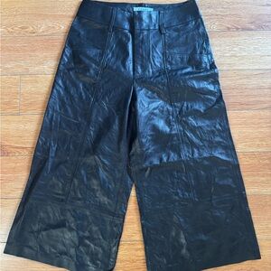 FRAME leather culottes